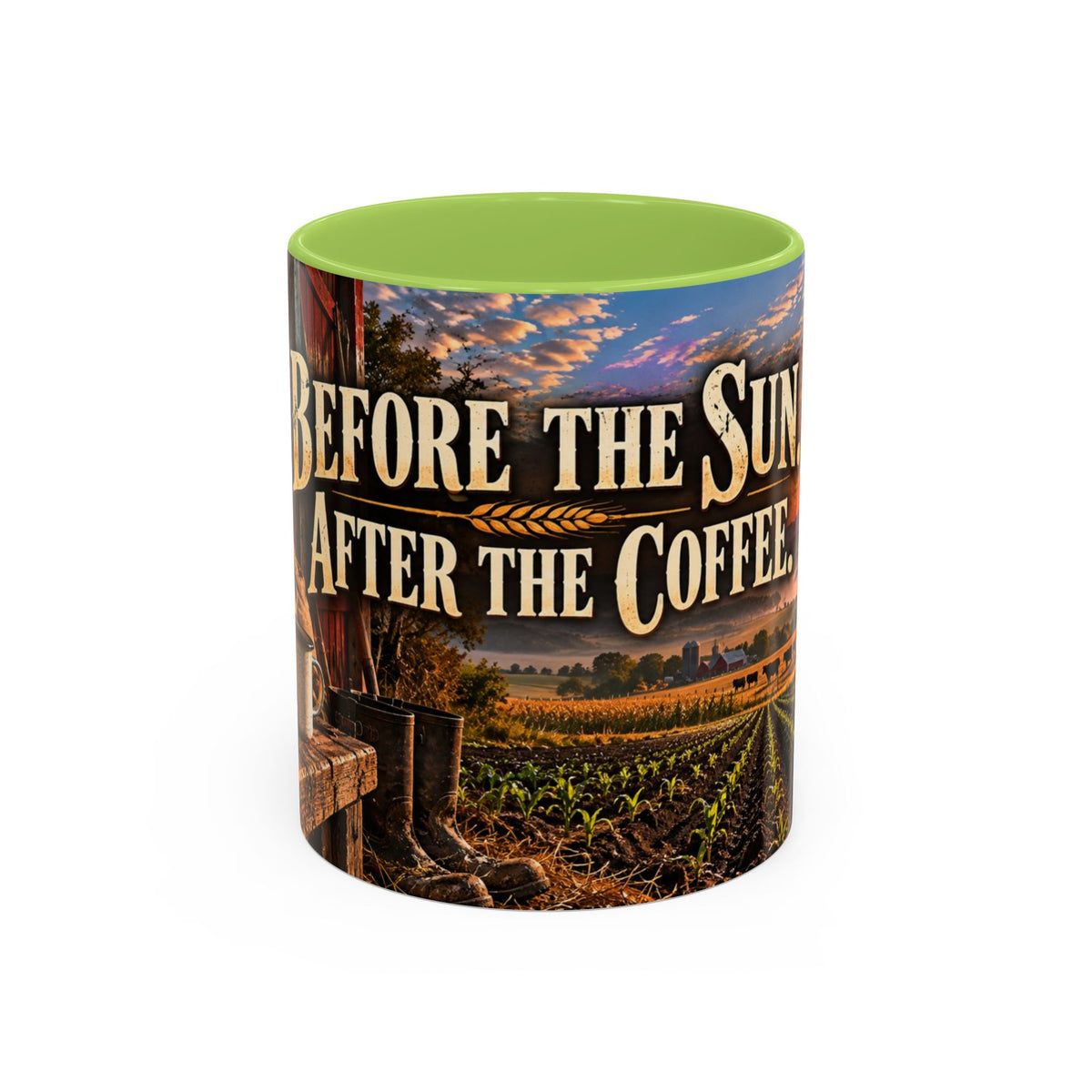 Before The Sun – Farmer Full-Wrap Mug