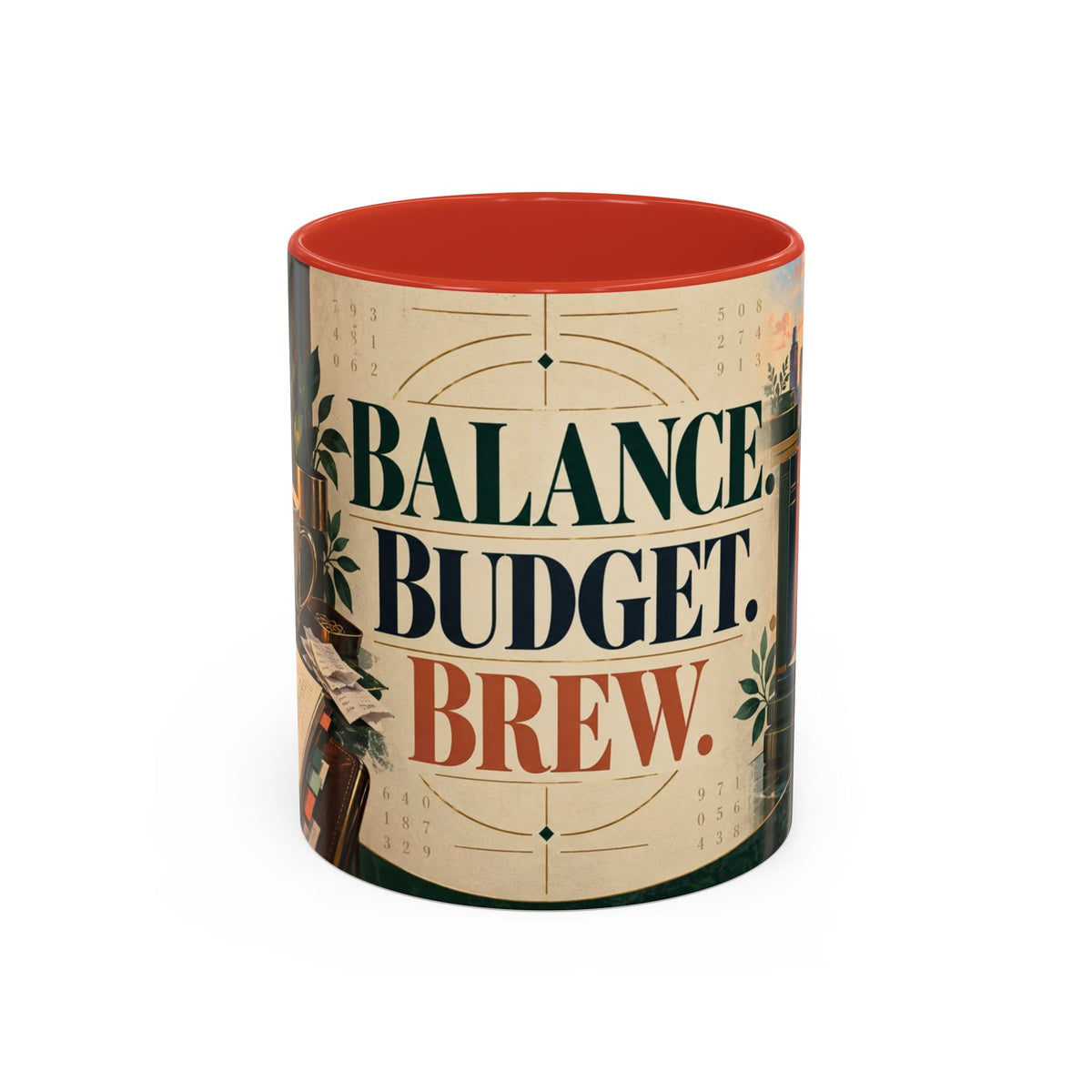 Balance Budget Brew – Accountant Full-Wrap Mug
