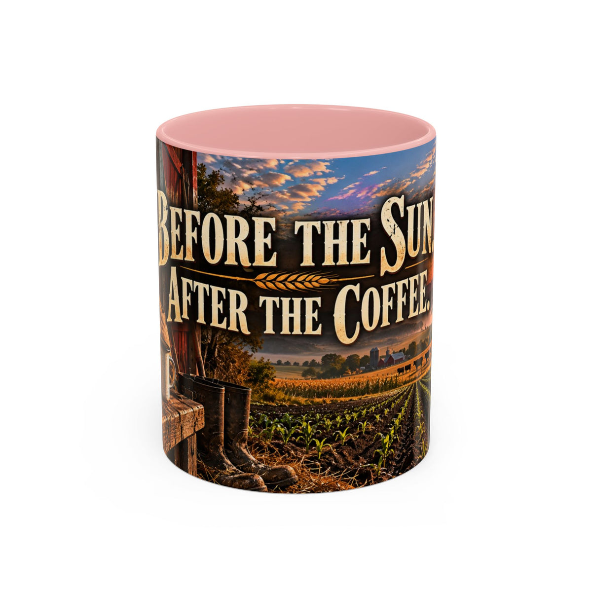 Before The Sun – Farmer Full-Wrap Mug