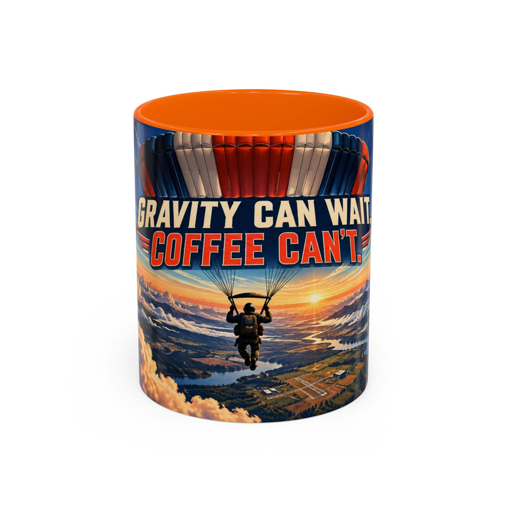 Gravity Can Wait – Skydiver Full-Wrap Mug