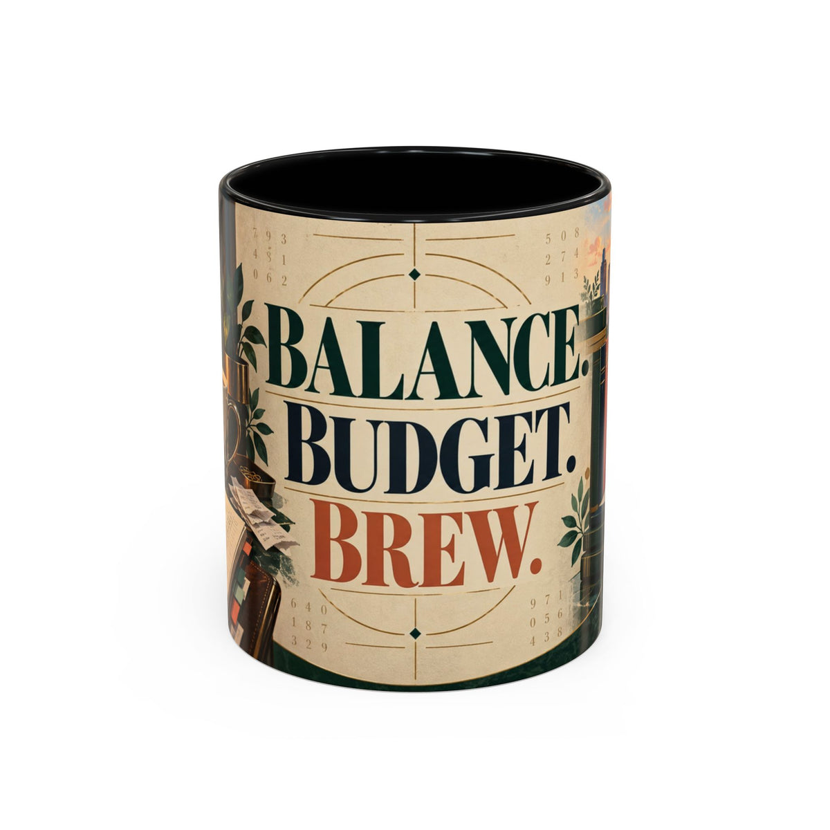 Balance Budget Brew – Accountant Full-Wrap Mug