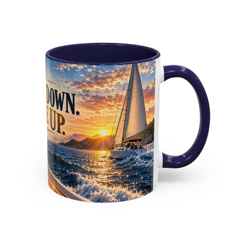 Anchor Down Coffee Up – Sailor Full-Wrap Mug