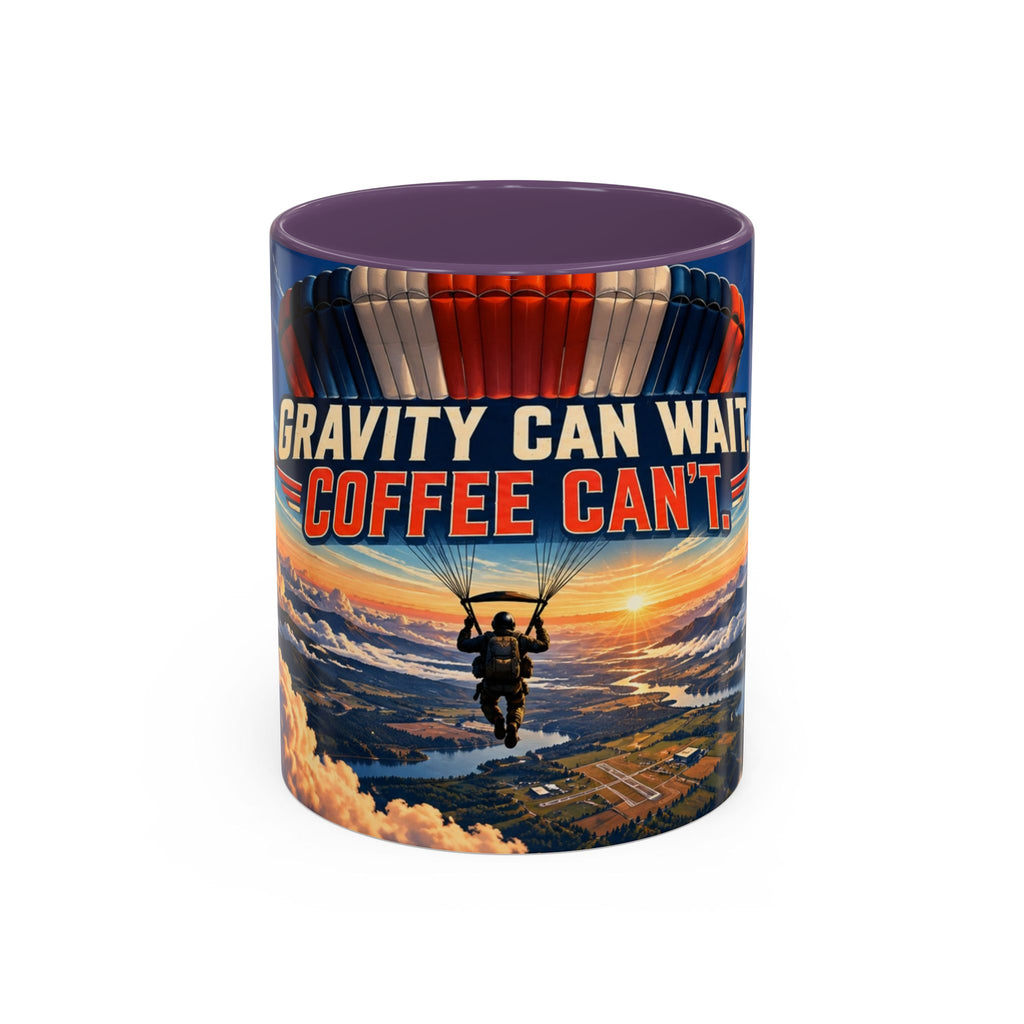 Gravity Can Wait – Skydiver Full-Wrap Mug
