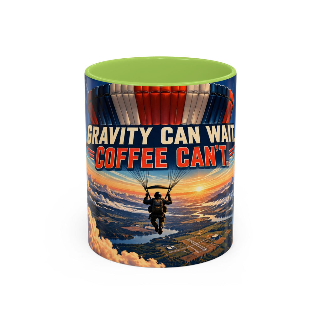 Gravity Can Wait – Skydiver Full-Wrap Mug