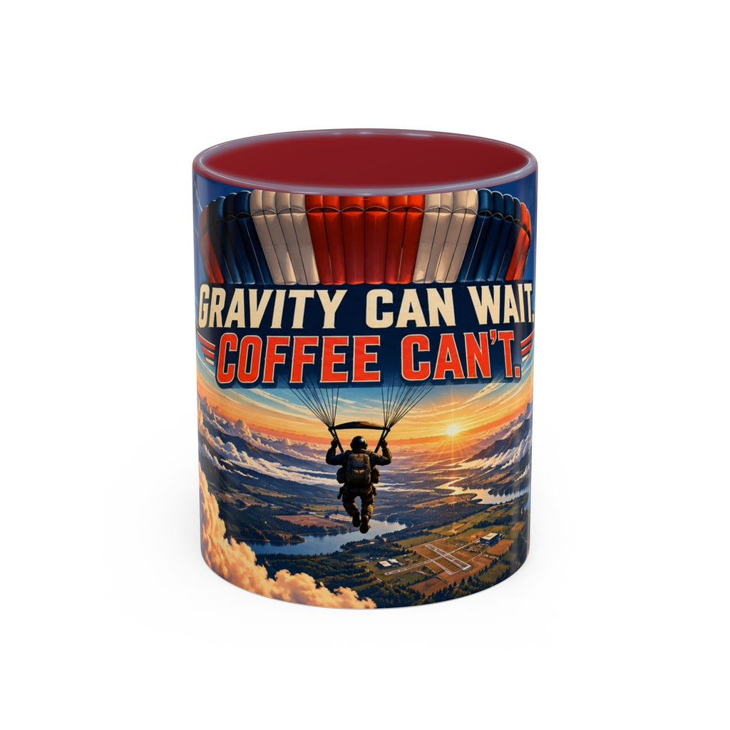 Gravity Can Wait – Skydiver Full-Wrap Mug