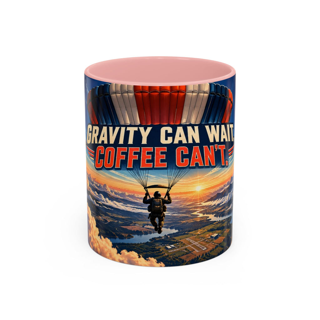 Gravity Can Wait – Skydiver Full-Wrap Mug