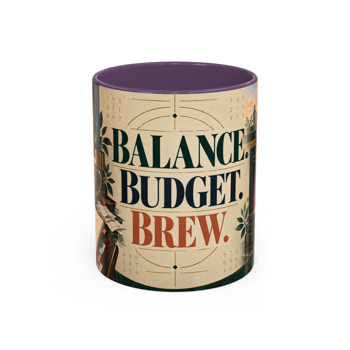 Balance Budget Brew – Accountant Full-Wrap Mug