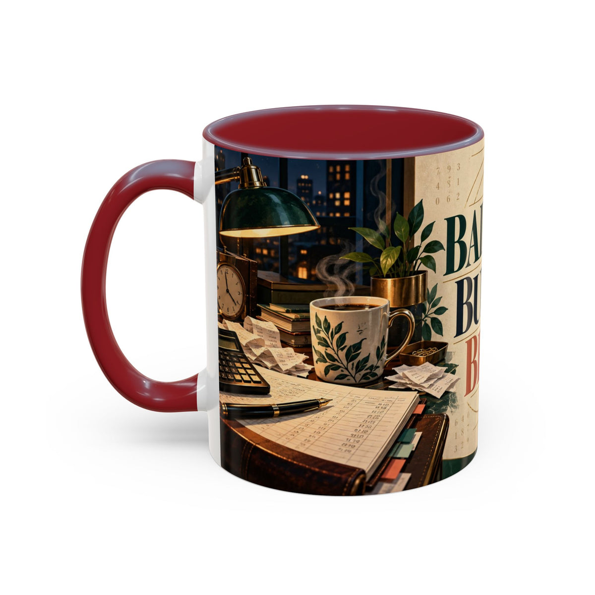 Balance Budget Brew – Accountant Full-Wrap Mug