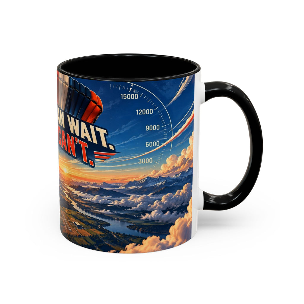 Gravity Can Wait – Skydiver Full-Wrap Mug