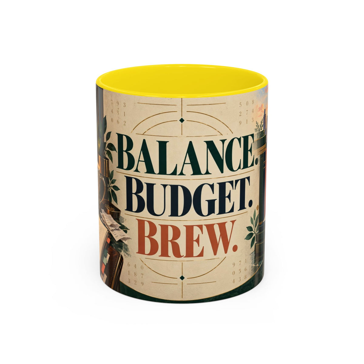 Balance Budget Brew – Accountant Full-Wrap Mug