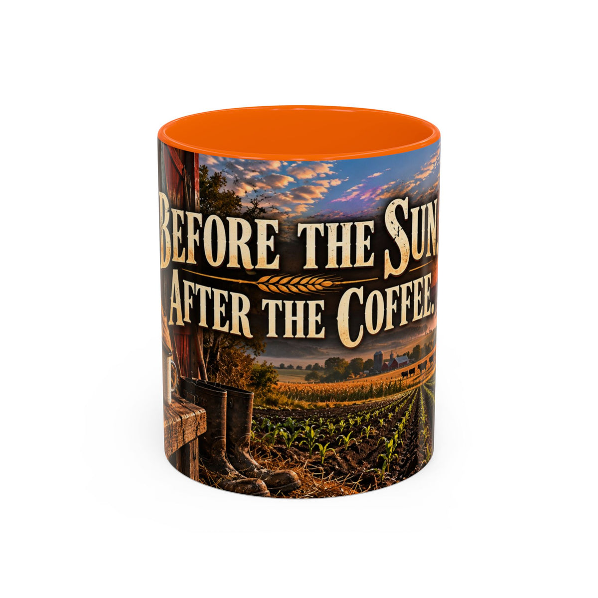 Before The Sun – Farmer Full-Wrap Mug