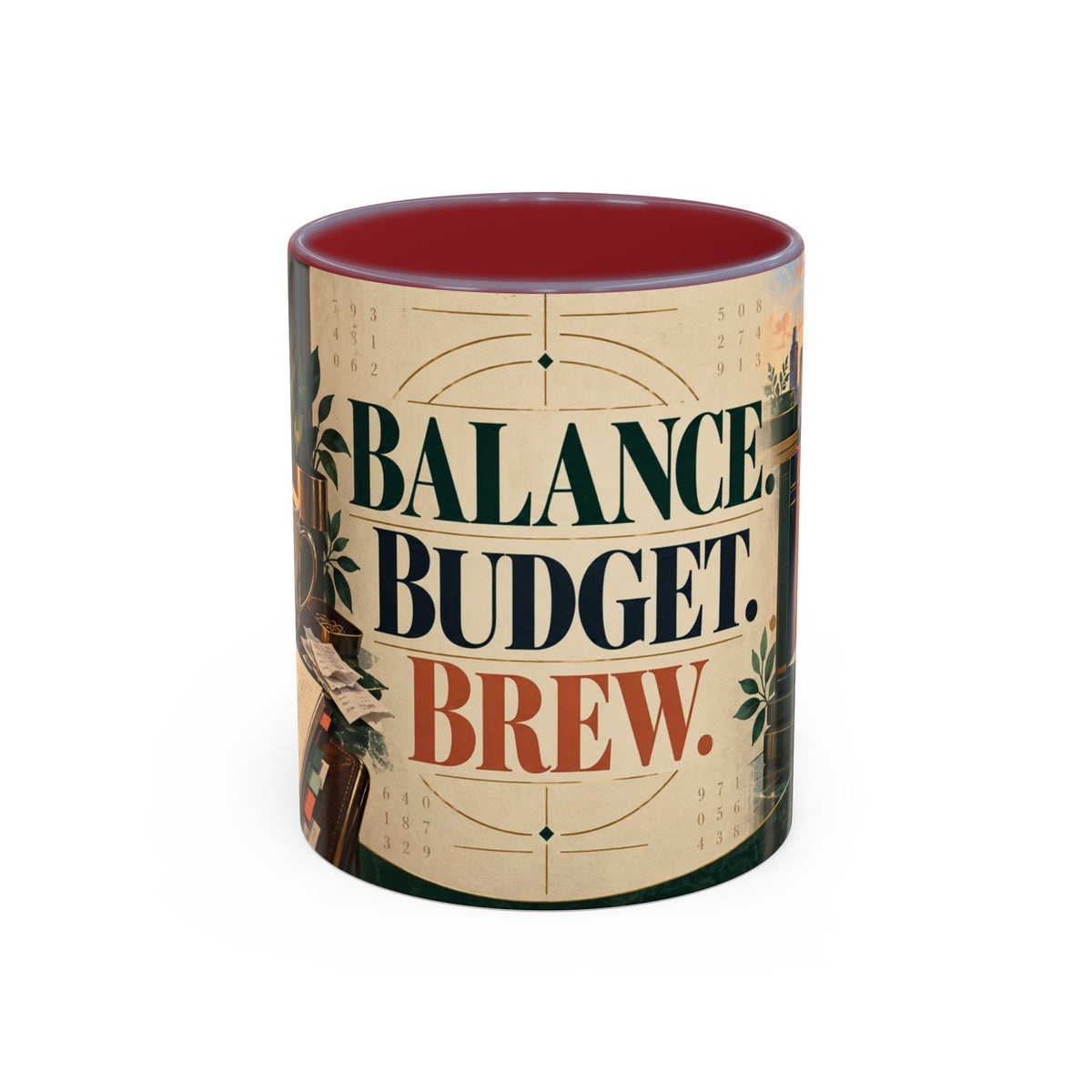 Balance Budget Brew – Accountant Full-Wrap Mug