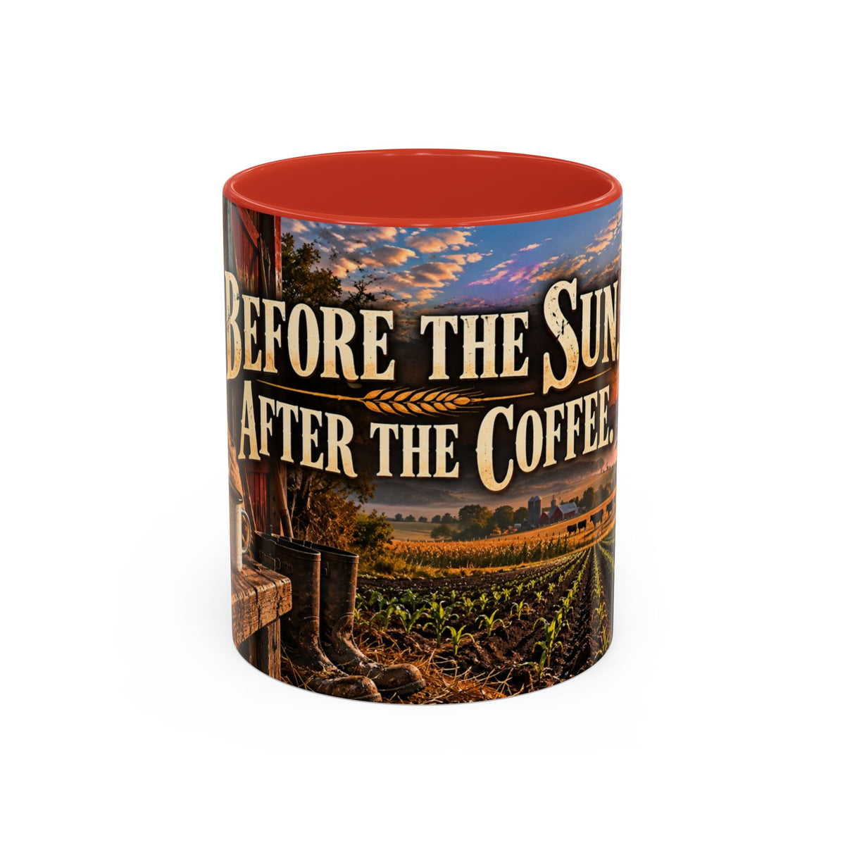 Before The Sun – Farmer Full-Wrap Mug