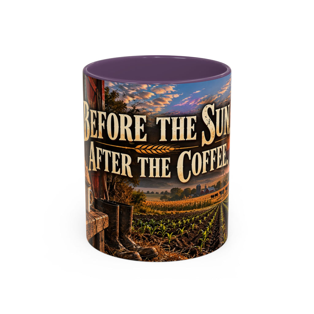 Before The Sun – Farmer Full-Wrap Mug